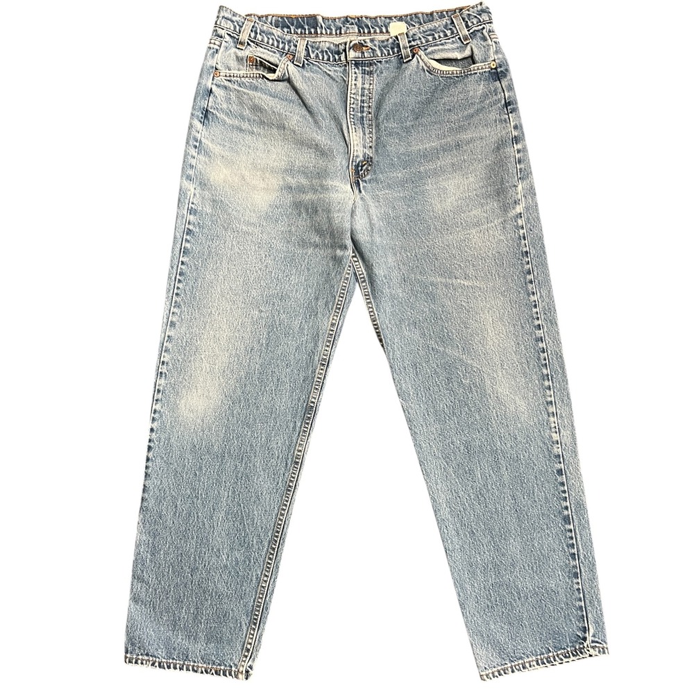 Vintage 1997 Levi Strauss 550 Relaxed Fit Blue Denim Jeans Men's W42 L32 USA‎
